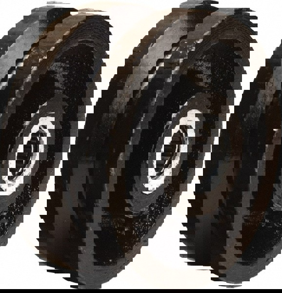 V-Groove Caster Wheel: Cast Iron, 0.75