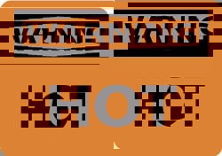 Accident Prevention Sign: Rectangle, 