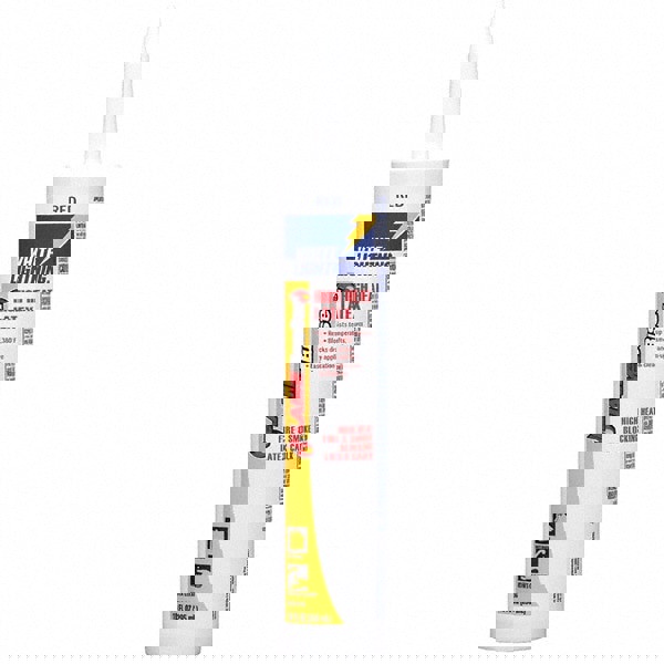 Caulk: 10 oz Cartridge, Red, Acrylic & Latex