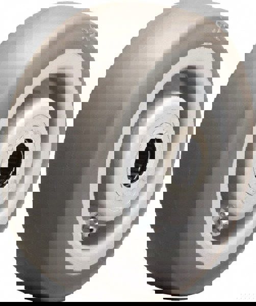 Caster Wheel: Rubber on Thermoplastic, 0.75