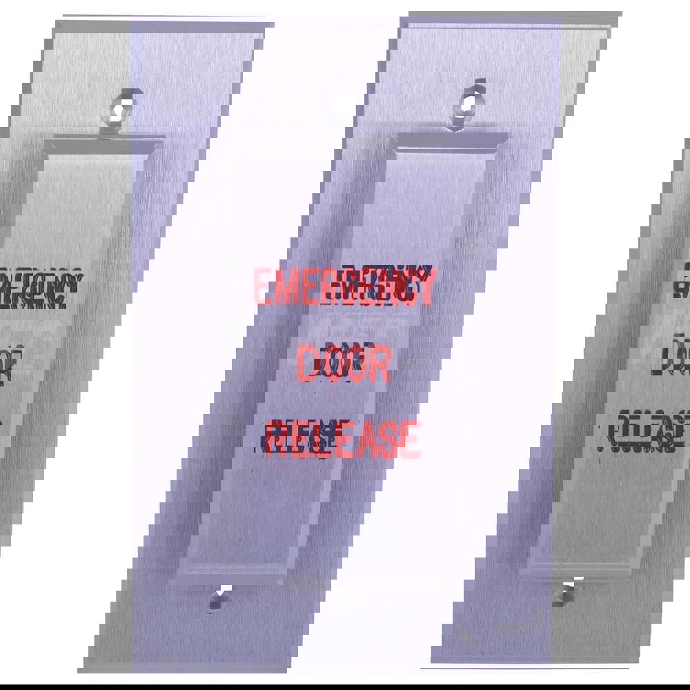 Electromagnet Lock Accessories; Accessory Type: Pushplate Switch ; For Use With: Touchless Actuators ; Material: Steel