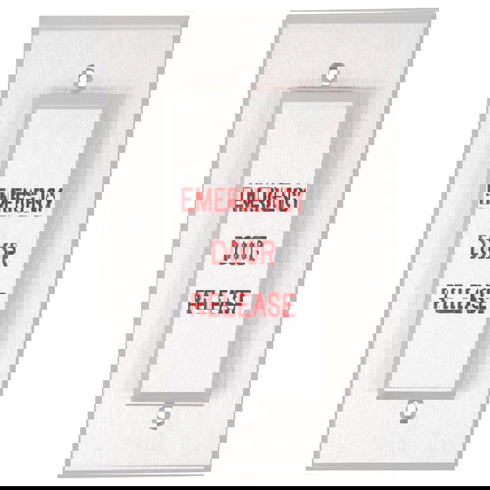 Electromagnet Lock Accessories; Accessory Type: Pneumatic Pushplate Switch ; For Use With: Touchless Actuators ; Material: Steel