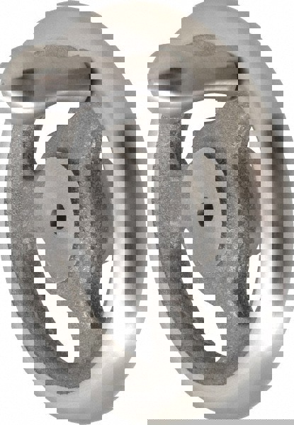 Spoked Straight Handwheel: Solid Handle, Plain Finish