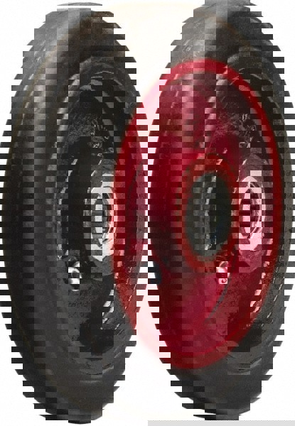 Caster Wheel: Rubber on Cast Iron, 0.75