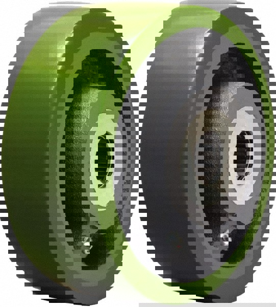 Caster Wheel: Polyurethane on Cast Iron, 1