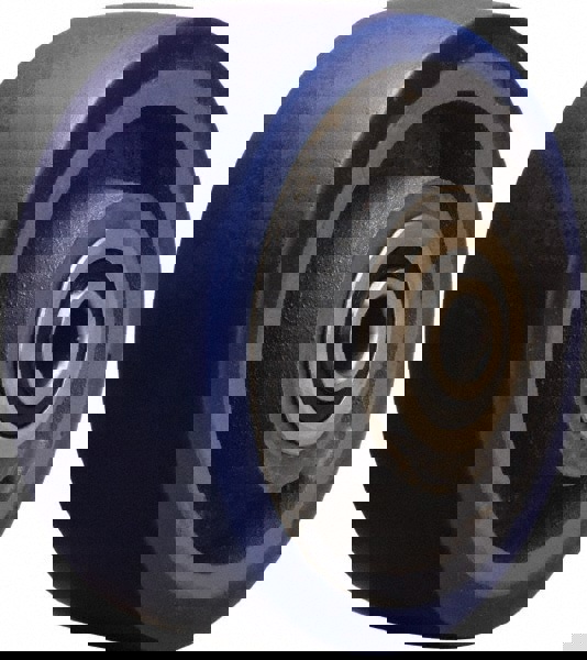 Caster Wheel: Polyurethane on Cast Iron, 0.75