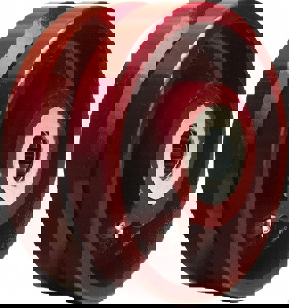 V-Groove Caster Wheel: Cast Iron, 1.25