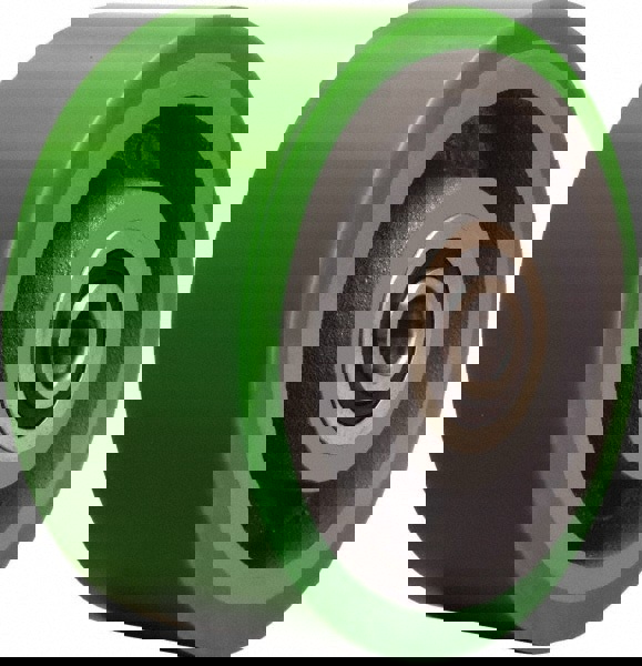 Caster Wheel: Polyurethane on Cast Iron, 0.75