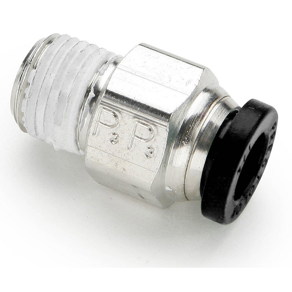 Push-to-Connect x MNPT & Tube to Male NPT Tube Fitting: 1/16