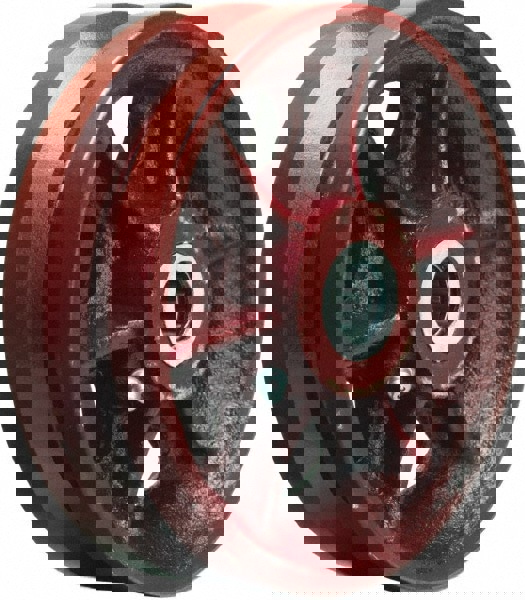 Caster Wheel: Cast Iron, 0.5