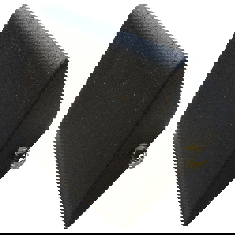Recycled Rubber Wheel Chock: 8-1/2