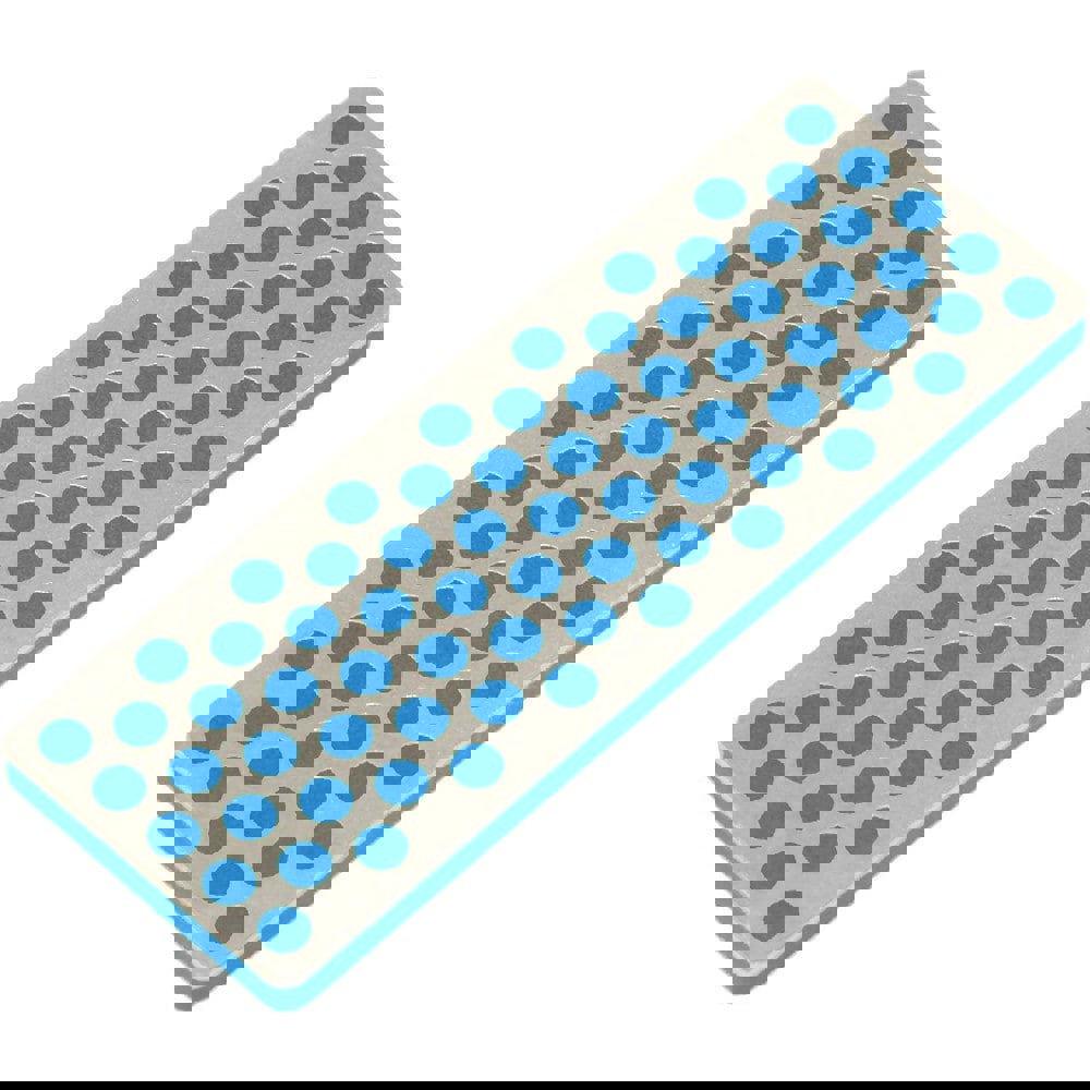Pocket & Machinist Stones; Stone Material: Diamond ; Grade: Coarse ; Closed Length: 2.69in ; Handle Type: Diamond ; Overall Length: 3.00in ; Overall Thickness: 0.25in