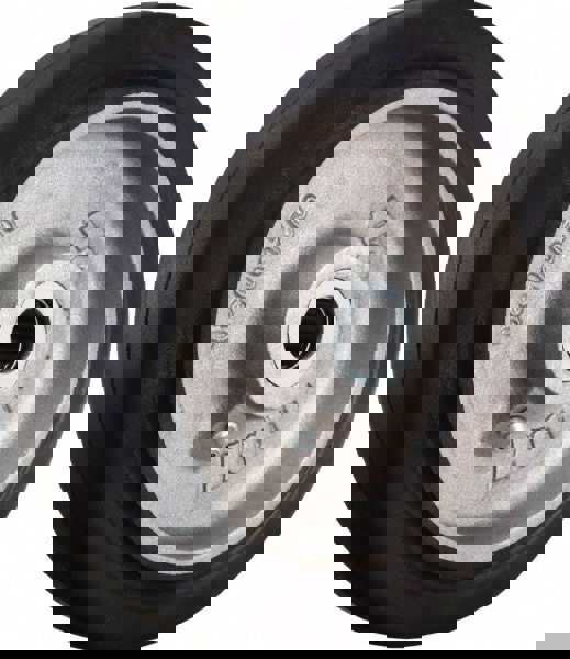 Rubber Caster Wheel: Rubber on Aluminum, 1