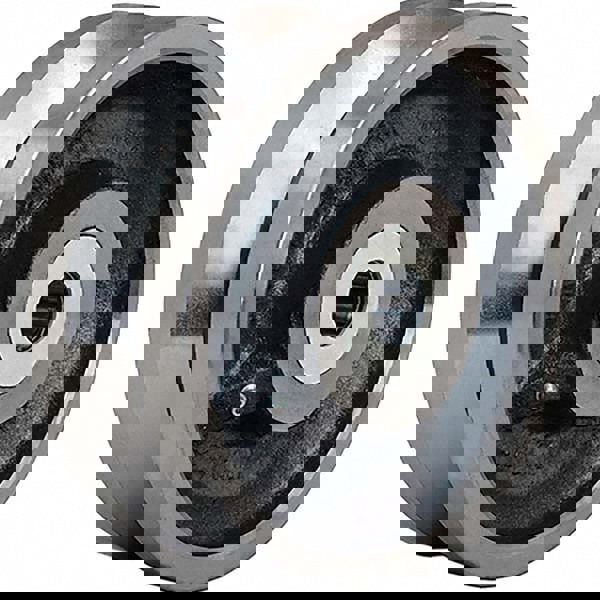 V-Groove Caster Wheel: Forged Steel, 1.25