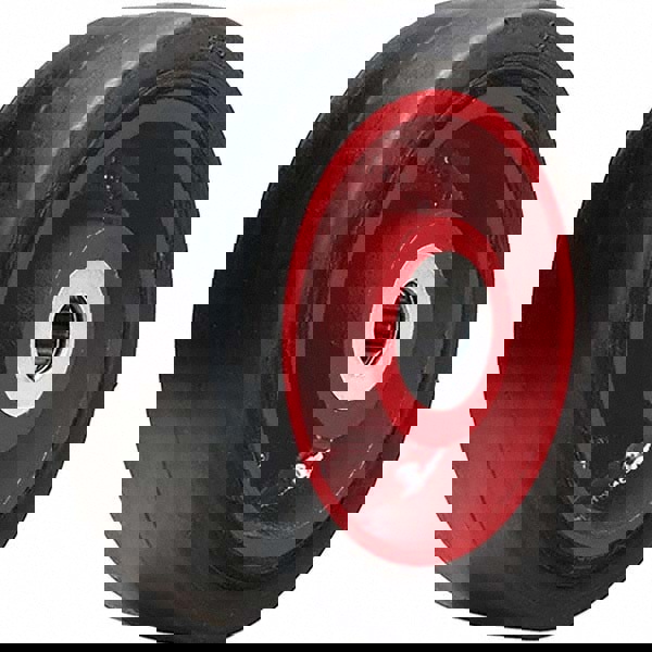 Caster Wheel: Rubber on Cast Iron, 1