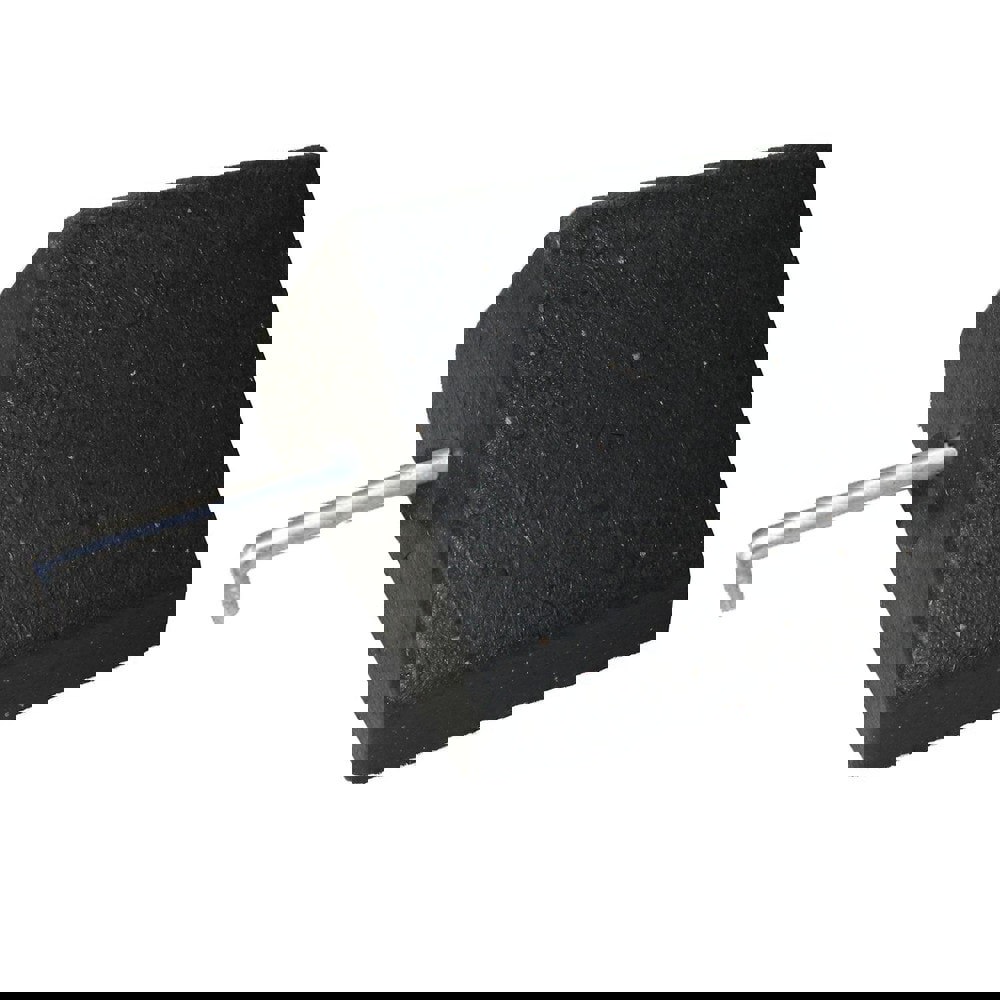 Recycled Rubber Wheel Chock: 9-3/4