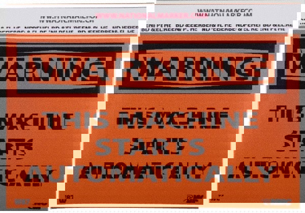 Accident Prevention Label: 3