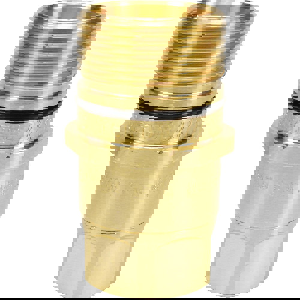 Hydraulic Hose Fittings & Couplings; Type: W-Series Wingstyle Female Threaded Plug ; Fitting Type: Female Plug ; Hose Inside Diameter (Decimal Inch): 1.0000 ; Hose Size: 1 ; Material: Brass ; Thread Type: NPTF