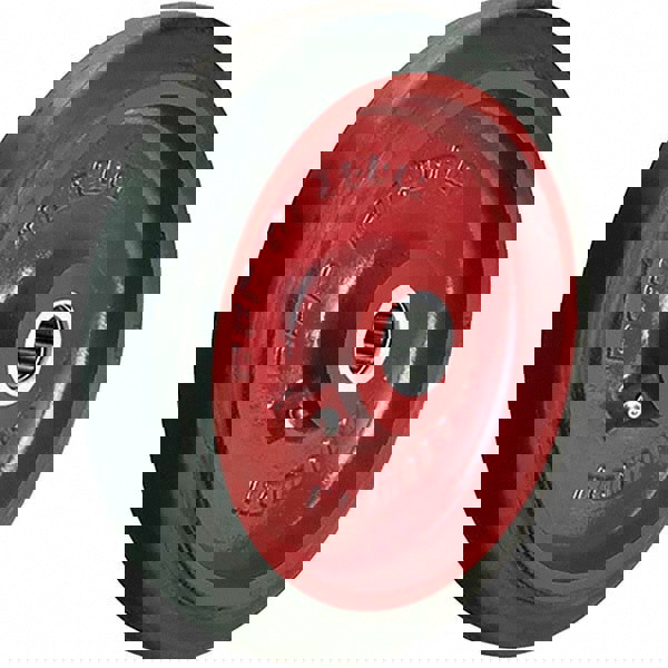 Caster Wheel: Rubber on Cast Iron, 0.75