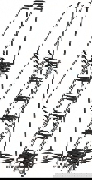 Steel Rolling Ladder: 6 Step