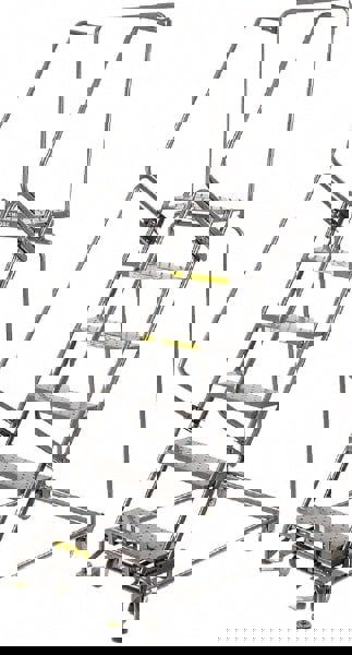 Steel Rolling Ladder: 6 Step