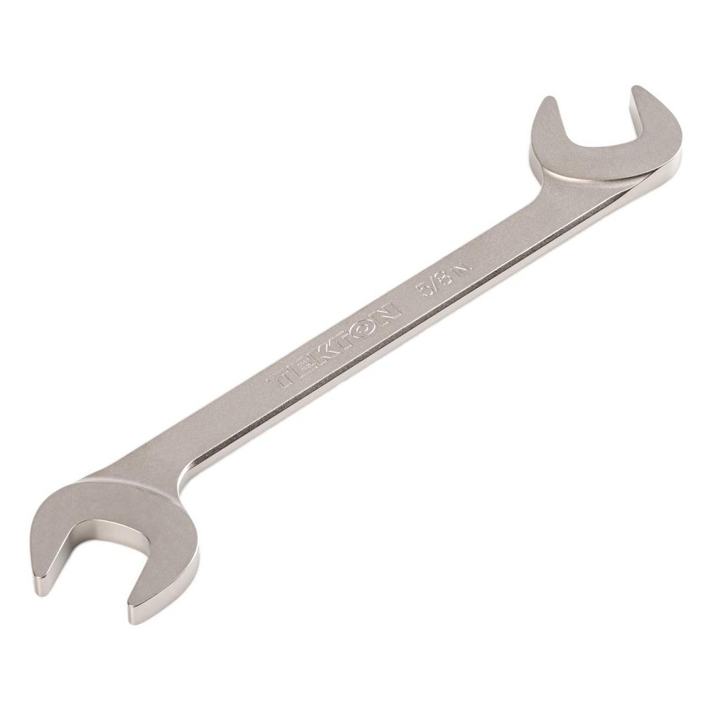 Open End Wrenches; Wrench Type: Open End ; Head Type: Angled ; Wrench Size: 5/8 in ; Material: Steel ; Finish: Electroless Nickel ; Head Angle: 30; 60