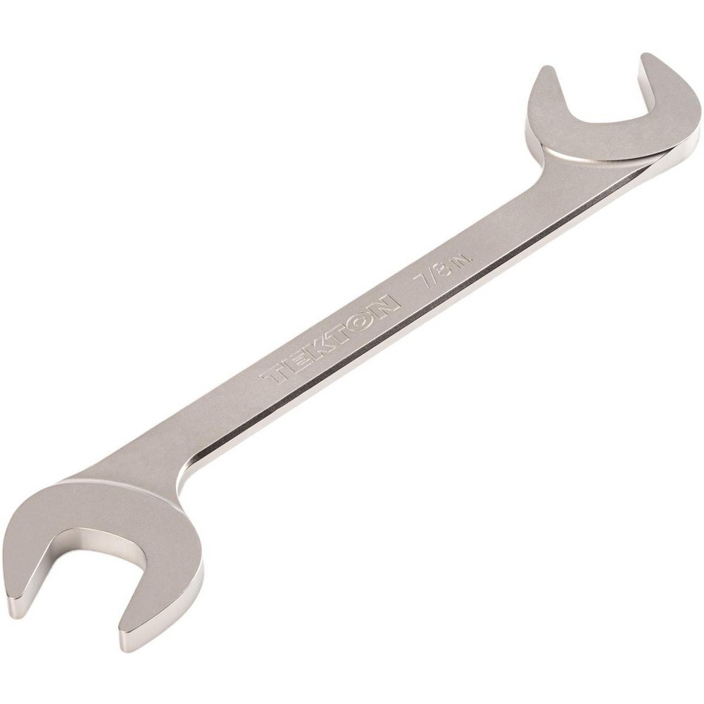 Open End Wrenches; Wrench Type: Open End ; Head Type: Angled ; Wrench Size: 7/8 in ; Material: Steel ; Finish: Electroless Nickel ; Head Angle: 30; 60