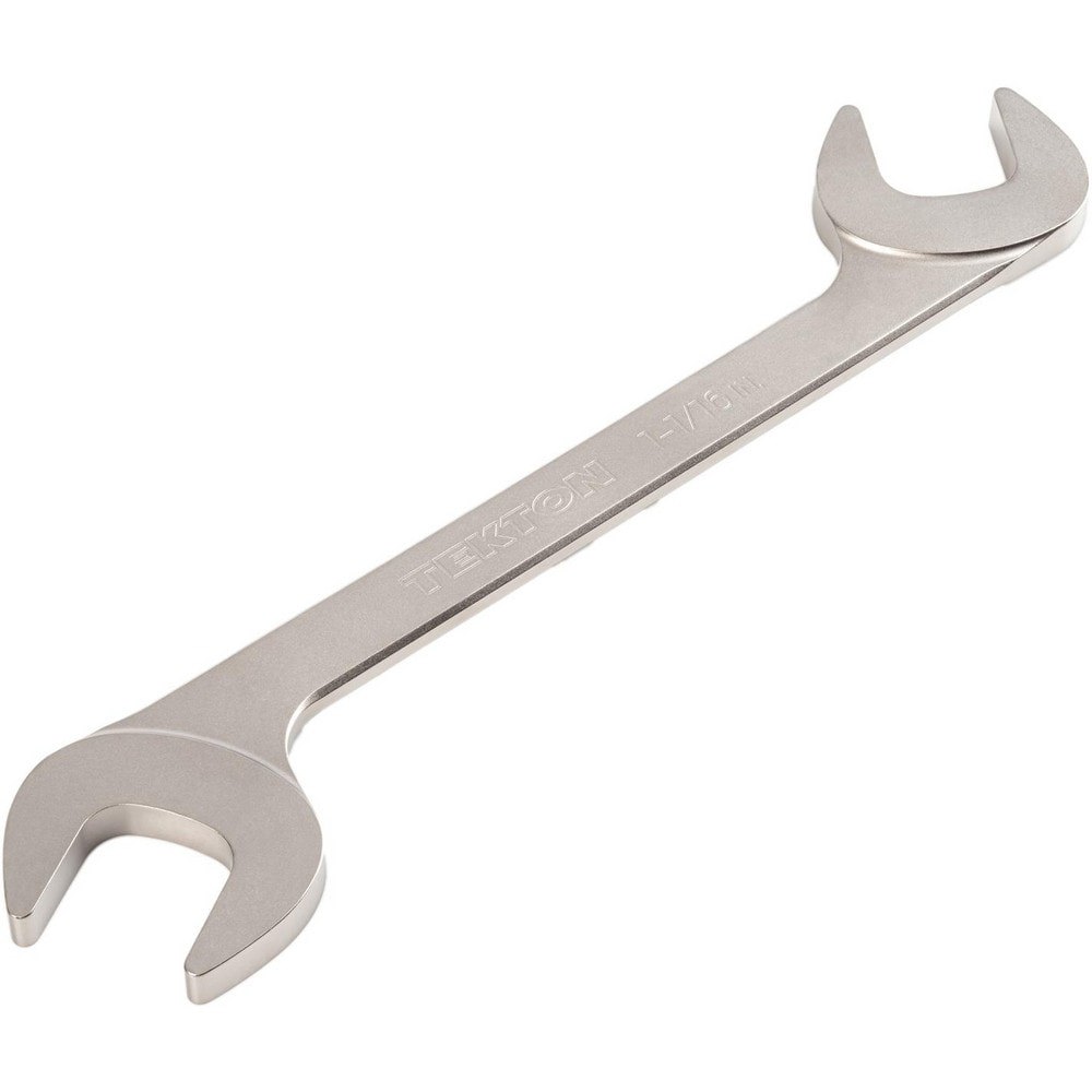Open End Wrenches; Wrench Type: Open End ; Head Type: Angled ; Wrench Size: 1-1/16 in ; Material: Steel ; Finish: Electroless Nickel ; Head Angle: 30; 60