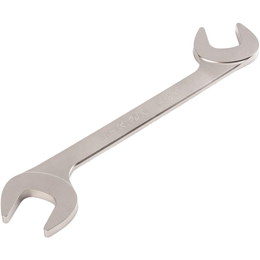Open End Wrenches; Wrench Type: Open End ; Head Type: Angled ; Wrench Size: 1-1/8 in ; Material: Steel ; Finish: Electroless Nickel ; Head Angle: 30; 60