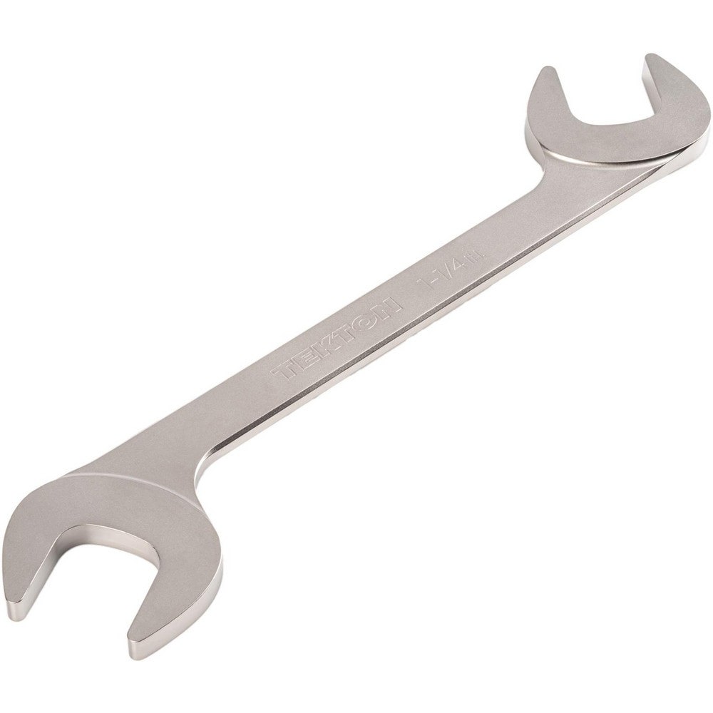 Open End Wrenches; Wrench Type: Open End ; Head Type: Angled ; Wrench Size: 1-1/4 in ; Material: Steel ; Finish: Electroless Nickel ; Head Angle: 30; 60