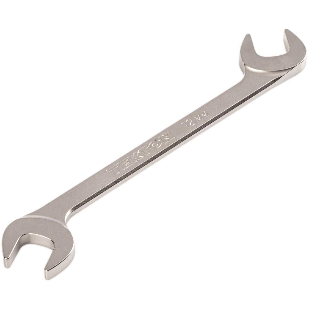 Open End Wrenches; Wrench Type: Open End ; Head Type: Angled ; Wrench Size: 12 mm ; Material: Steel ; Finish: Electroless Nickel ; Head Angle: 30; 60