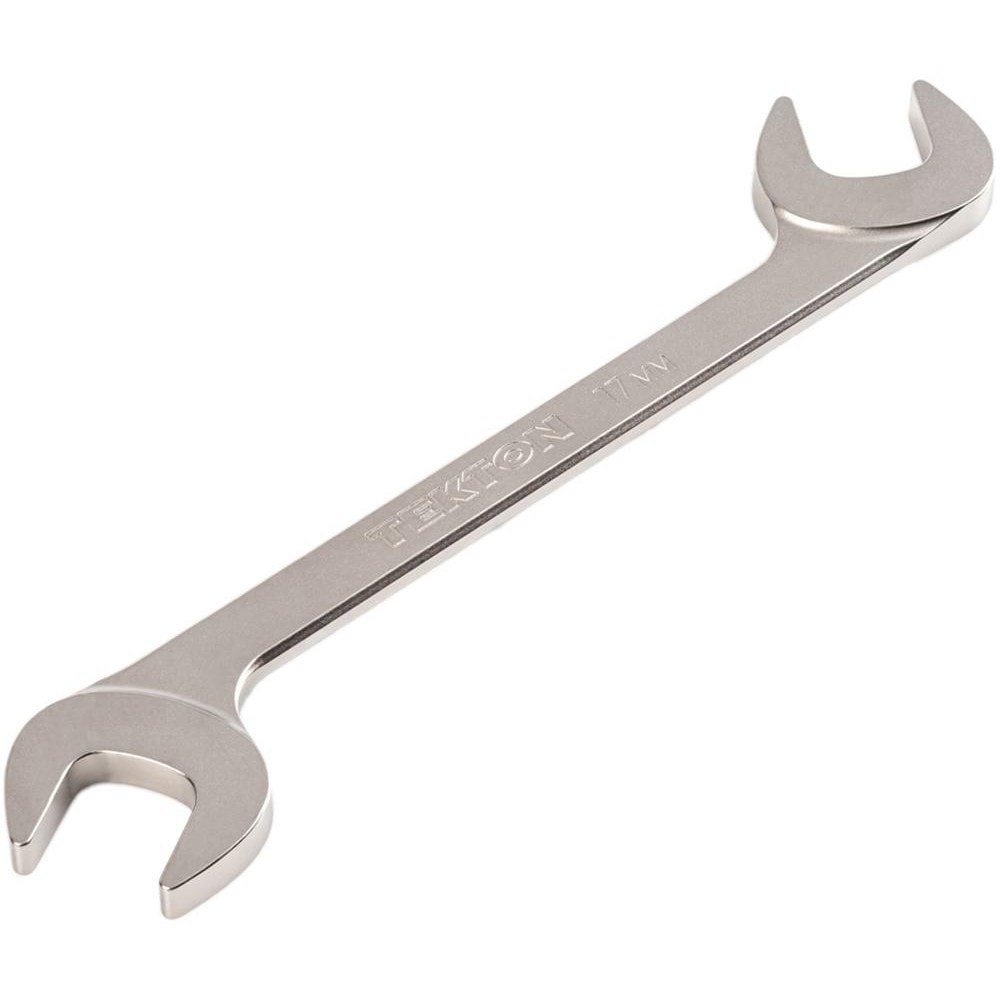 Open End Wrenches; Wrench Type: Open End ; Head Type: Angled ; Wrench Size: 17 mm ; Material: Steel ; Finish: Electroless Nickel ; Head Angle: 30; 60