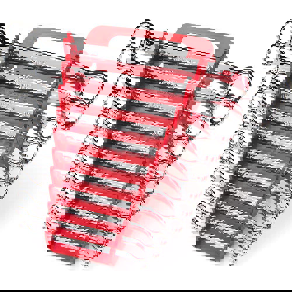 45-Degree Offset Box End Wrench Set, 11-Piece (6-32 mm) - Holder