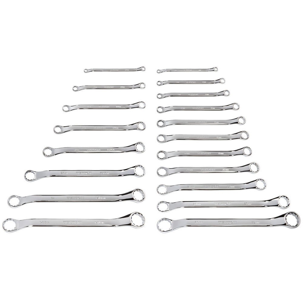 Wrench Sets; System Of Measurement: Inch; Metric ; Container Type: None ; Material: Steel ; Finish Coating: Chrome ; Non-sparking: No ; Corrosion-resistant: Yes
