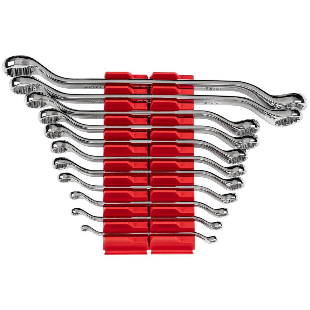 Wrench Sets; System Of Measurement: Metric ; Container Type: Modular Wrench Organizer ; Material: Steel ; Finish Coating: Chrome ; Non-sparking: No ; Corrosion-resistant: Yes