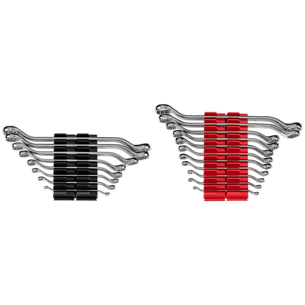 Wrench Sets; System Of Measurement: Inch; Metric ; Container Type: Modular Wrench Organizer ; Material: Steel ; Finish Coating: Chrome ; Non-sparking: No ; Corrosion-resistant: Yes