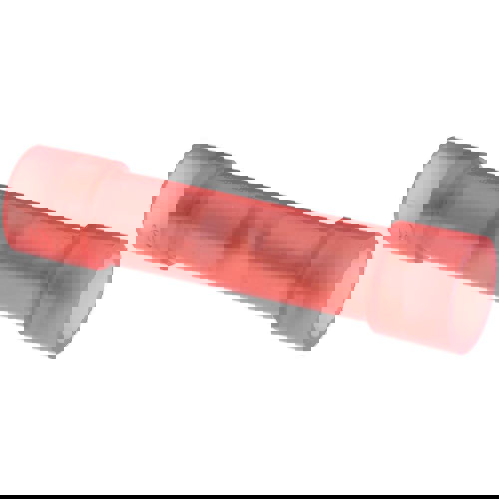 Butt Splice Terminal: Fully Insulated Nylon, Crimp-On Connection, 0.5 to 1.5 Sq mm