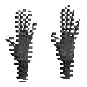 S Size Nitrile Gloves in Black (Box of 100)