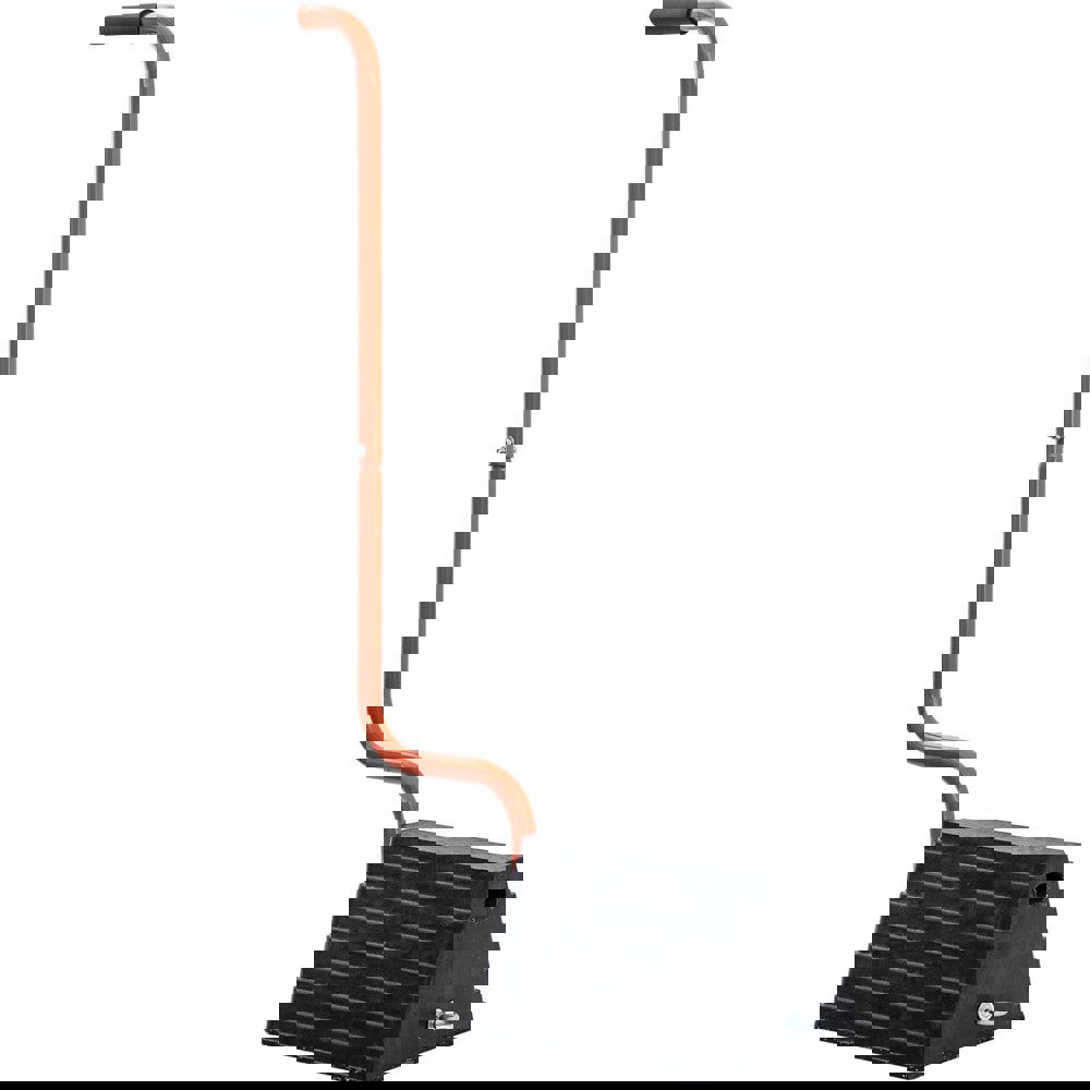Wheel Chocks; Wheel Chock Type: Wheel Chock ; Base Tread: Grooved ; Width (Inch): 10 ; Height (Inch): 6 ; Construction: Molded ; Depth (Inch): 10