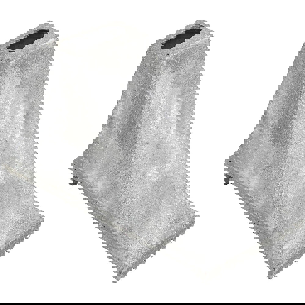 Wheel Chocks; Wheel Chock Type: Single ; Base Tread: Smooth ; Construction: Extruded ; Surface Tread: Smooth ; Material: Aluminum ; Overall Length (Decimal Inch): 6.2500