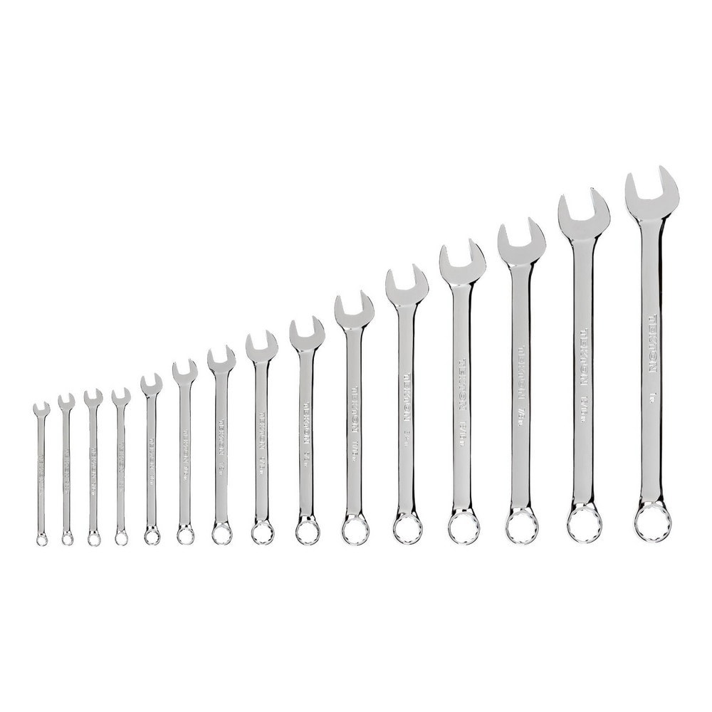 Wrench Sets; System Of Measurement: Inch ; Container Type: None ; Wrench Size: 1/4 in - 1 in ; Material: Steel ; Non-sparking: No ; Corrosion-resistant: Yes