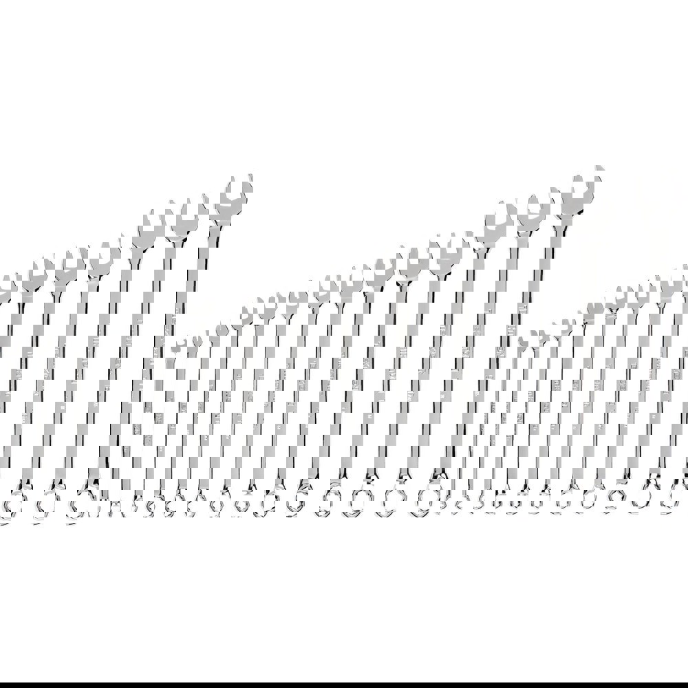 Wrench Sets; Set Type: Combination Wrench Set ; System Of Measurement: Metric ; Size Range: 6 mm - 19 mm ; Container Type: None ; Material: Steel ; Finish Coating: Polished Chrome