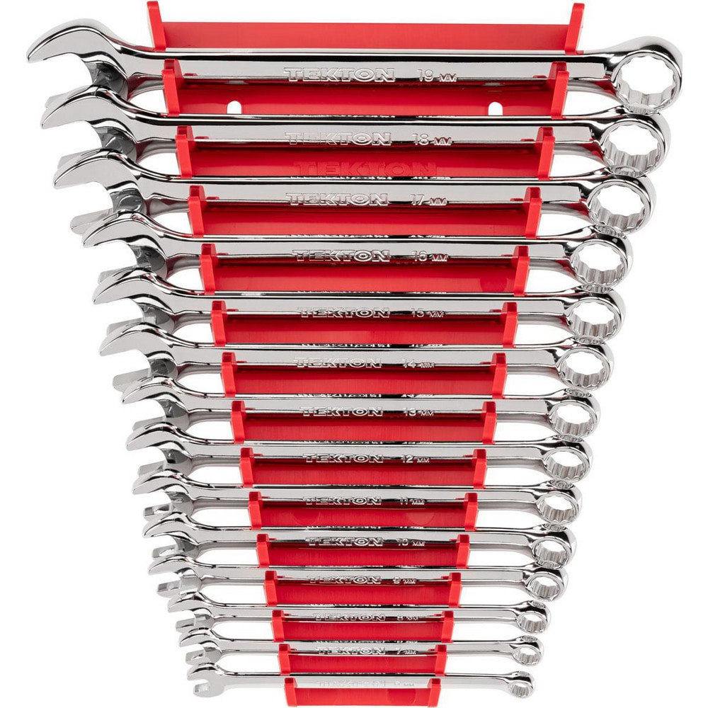 Wrench Sets; System Of Measurement: Metric ; Container Type: Rack ; Wrench Size: Set ; Material: Steel ; Overall Length: Set ; Non-sparking: No