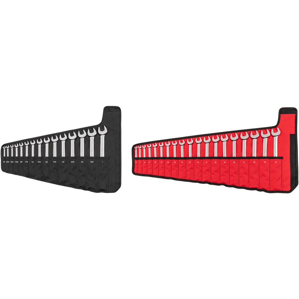 Wrench Sets; System Of Measurement: Inch & Metric ; Container Type: Pouch ; Wrench Size: Set ; Material: Steel ; Overall Length: Set ; Non-sparking: No