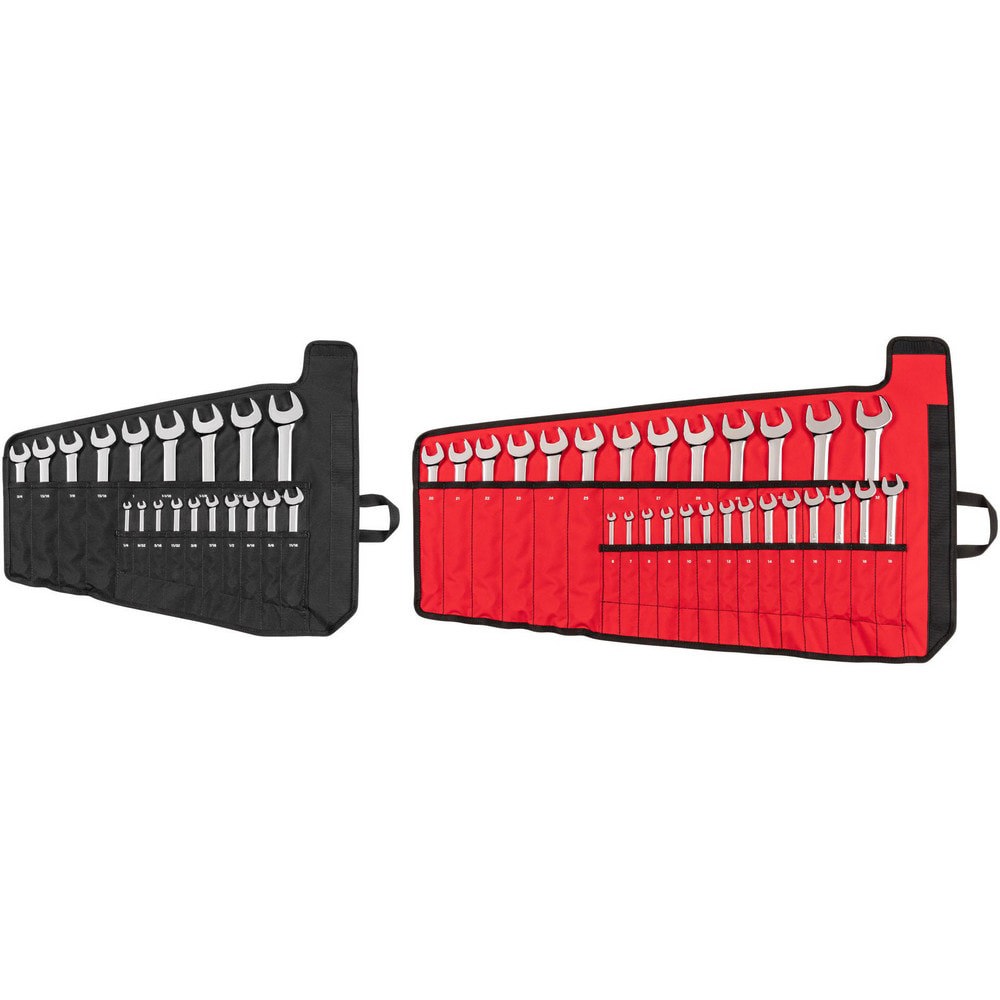 Wrench Sets; System Of Measurement: Inch & Metric ; Container Type: Pouch ; Wrench Size: Set ; Material: Steel ; Overall Length: Set ; Non-sparking: No