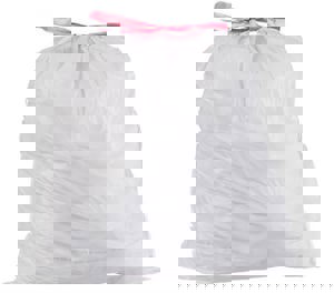 13 gal Drawstring Trash Bag in White (Box of 100)