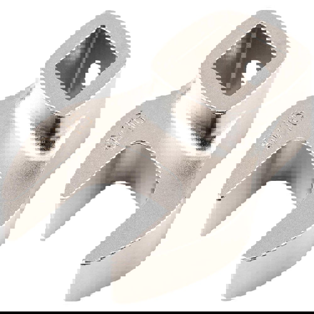 Crowfoot Wrenches; Style: Open End ; Drive Size (Inch): 3/8 ; Wrench Size (Inch): 9/16 ; Size (Inch): 9/16 ; Material: Steel ; Overall Length (Inch): 1.5