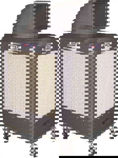 Evaporative Cooler: 24 gal, 1 hp