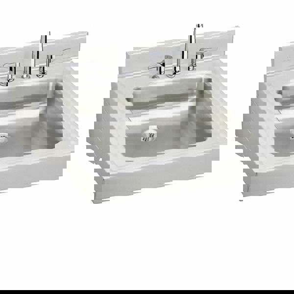 Lavatory Sink: Wall-Hung Mount, 304 Stainless Steel