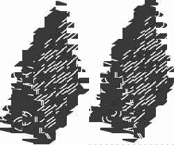 Rubber Wheel Chock: 5-5/8
